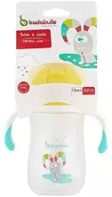 Badabulle Non Spill Cup Art.B005004 Krūzīte, mazuļiem no 12 mēnešu vecuma ar mīksto salmiņu, 260 ml
