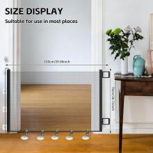 Extendable Stair Gate with Adjustable Lock 150x78 Art.225826 Black Izvelkami kāpņu vārti ar regulējamu slēdzeni un apakšējo skavu