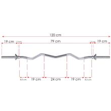 Fitness weight bar Springos FA1050 120 cm 25mm