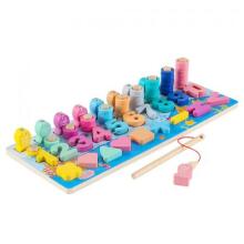Smily Play Montessori 6 in 1  Art.SP84019 Koka puzle Montessori