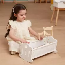 Viga Toys Doll Bed Art.44235 Деревянная кроватка для кукол