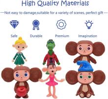 Monkey Figures Art.123737 Набор фигурок Чебурашка,6шт