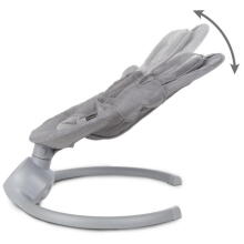 Krēsliņš-šūpoles REVE grey/silver Kidwell [A]