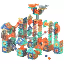 Конструктор для детей Springos KG0039, 246 деталей, разноцветная трасса для шариков