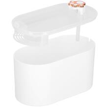 Поилка для кошки и собаки Springos PA0315, фонтан для животных 3 л, с подсветкой, водонепроницаемая IPX8, белая