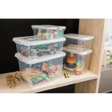 Box with lid Handy 50L 60x40x28cm transparent