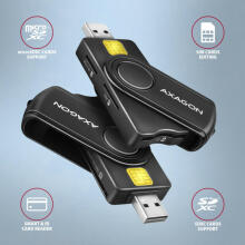 CRE-SMP2A ID un SD/microSD/SIM karšu lasītājs PocketReader USB