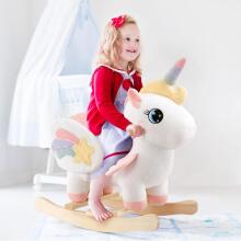 Little Rocker Unicorn Art.226692  Mīksts šūpuļzirdziņš ar muguriņas atbalstu (Šupuļzirgs)