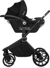 Lionelo Mika Plus 3 in 1 Art.226858 Black Onyx  Universālie rati 3 in1