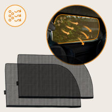 Lionelo Sun Blocker  Art.226862 Black  Автомобильная солнцезащитные шторки  , 2 шт.