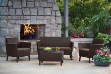 Garden sofa for two Salemo 2 Seater Sofa beige