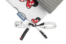 COT BUMPER WAFFLE MICE GRAY