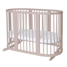 Ingvart Smart Bed 9 in 1 Art.227061 Cappucino  Apaļa Daudzfunkcionāla gulta 9 vienā