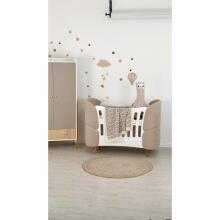 La Bebe™ Fly Bed 5 in 1 Art.227966 Beige Daudzfunkcionāla gulta  5 vienā