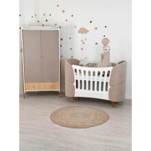 La Bebe™ Fly Bed 5 in 1 Art.227966 Beige Daudzfunkcionāla gulta  5 vienā