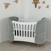 La Bebe™ Fly Bed 5 in 1 Art.227067 Green Многофункциональная кроватка-трансформер 5 в 1