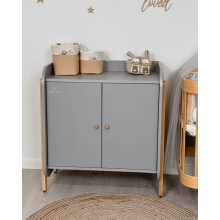 La Bebe™ Nika Art.227084 White./Grey