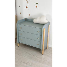 La Bebe™ Nika Art.227085 Eucatlyptus/Natural  комод с пеленальной поверхностью