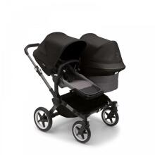Bugaboo Donkey 6 Double  Art.227108 Heritage Black  Bērnu Universāli Transformējami rati