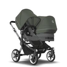 Bugaboo Donkey 6 Double Art.227109 Cocao Brown Детская универсальная коляска трансформер для погодок