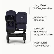 Bugaboo Donkey 6 Double Art.227109 Cocao Brown Детская универсальная коляска трансформер для погодок