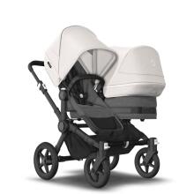 Bugaboo Donkey 6 Double Art.227113 Deep Indigo Детская универсальная коляска трансформер для погодок