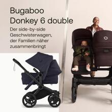 Bugaboo Donkey 6 Double Art.227113 Deep Indigo Детская универсальная коляска трансформер для погодок