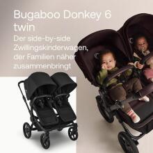 Bugaboo Donkey 6 Twin Art.227114 Heritage Black Bērnu Universāli Transformējami rati dvīņiem