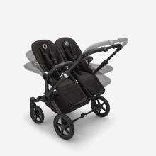 Bugaboo Donkey 6 Twin Art.227114 Heritage Black Bērnu Universāli Transformējami rati dvīņiem