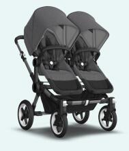 Bugaboo Donkey 6 Twin Art.227115 Cocao Brown Детская универсальная коляска трансформер для погодок/двойняшек