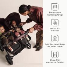Bugaboo Donkey 6 Twin Art.227116 Deep Indigo  Bērnu Universāli Transformējami rati dvīņiem
