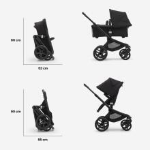 Bugaboo Fox 5 2 in 1 Art.227117 Moon Grey Children's universal stroller transformable for the weather