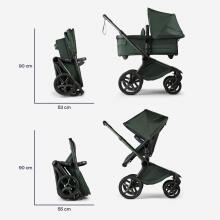 Bugaboo Fox 5  2 in 1 Art.227122 Heritage Black Детская универсальная коляска трансформер