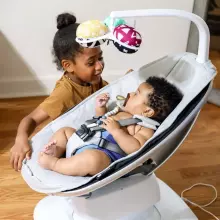 4moms MamaRoo 5.0 Infant Seat Art.227273 Sage электронное детское кресло/умные качели ФоМамс