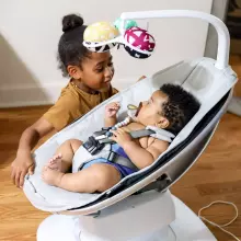 4moms MamaRoo 5.0 Infant Seat Art.227273 Sage электронное детское кресло/умные качели ФоМамс