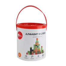 Bo Alphabet RU Art.227492 wooden blocks ”Alphabet and Words” RUS