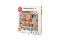 Bo Wooden Puzzle RU Art.227497 Развивающий деревянный пазл "Алфавит и Животные" (на русском языке)