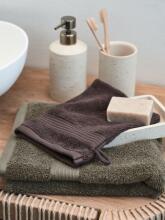 Washing Glove Art.227554 Yellow Kokvilnas mazgāšanas cimdiņš
