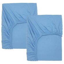 La Bebe™ Cotton Sheet Art.904.271.02 Light Blue Sheet 120x60cm