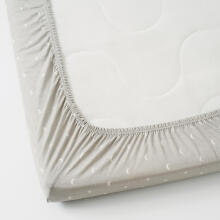 La Bebe™ I-Soft Sheet Art.504.576.00 White Dots простынь на резиночке 120x60 cм