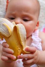 Oil Carol Teether Toy Art.227790 Banana Teether (natural rubber)