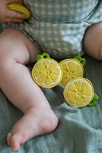 Oil Carol Teether Toy Art.227794 Mini Lemon zobgrauznis no naturāla kaučuka