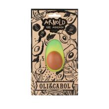 Oil Carol Teether Toy Art.227792 Avocado zobgrauznis no naturāla kaučuka
