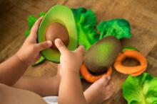 Oil Carol Teether Toy Art.227792 Avocado zobgrauznis no naturāla kaučuka
