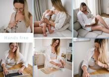 Piena sūcējs-laktators MEGAN Hands Free BabyOno 1001 [A]