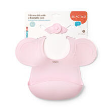 Silikona priekšautiņš BabyOno 1639/02 pink