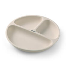 Silikona šķivis ar piesūcekni 1482/04 beige
