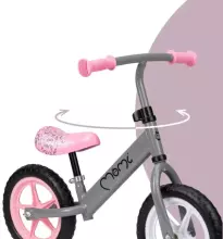 Momi  Balance Bicycle Fleet Art.ROBI00064 Grey Children's bicycle - runner with metal frame