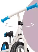 Momi  Balance Bicycle Fleet Art.ROBI00065 White Children's bicycle - runner with metal frame