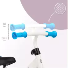 Momi  Balance Bicycle Fleet Art.ROBI00065 White Children's bicycle - runner with metal frame